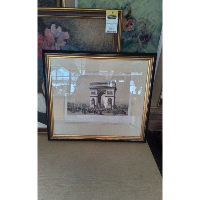 GRAVURE ARC DE TRIOMPHE 