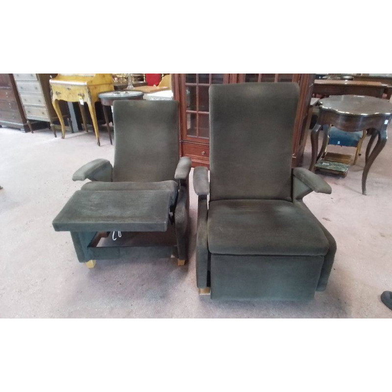 PAIRE DE FAUTEUILS VINTAGES RELAX 
