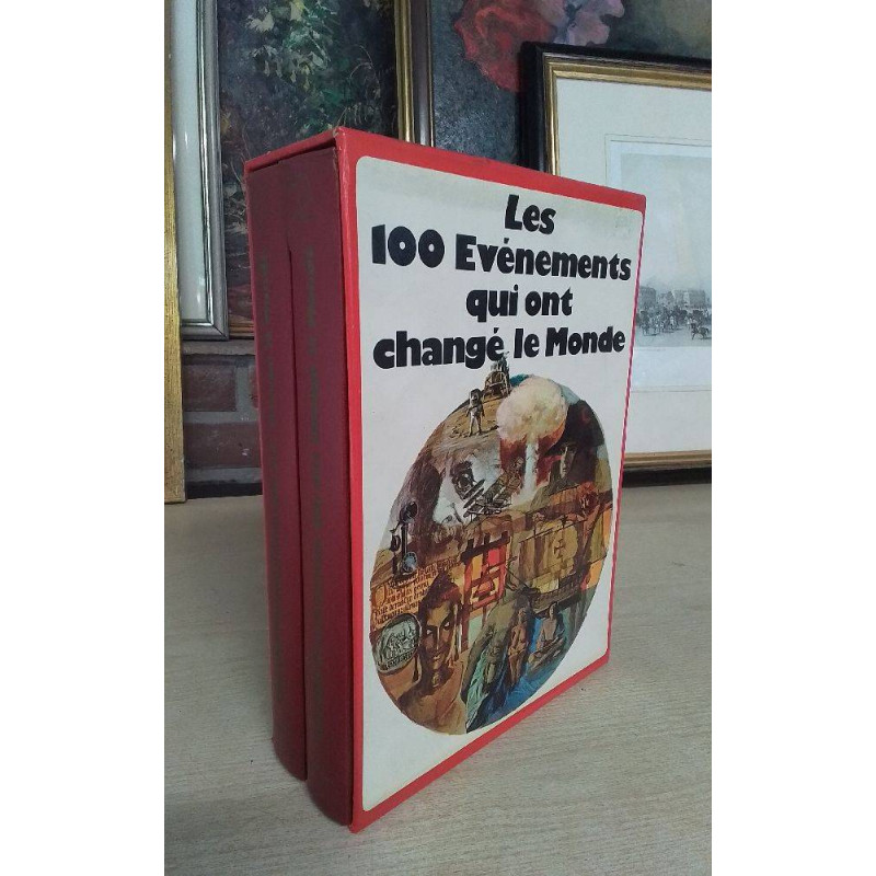 COFFRET LIVRES LES 100 ÉVÈNEMENTS QUI ONT CHANGÉ LE MONDE