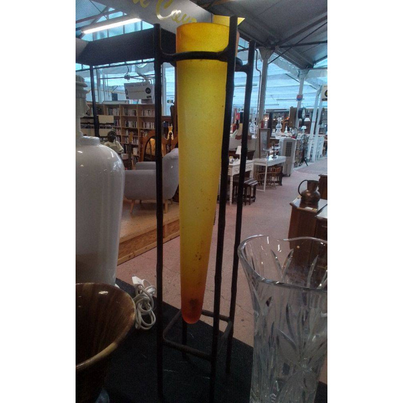 VASE TUBE MONTURE FER 