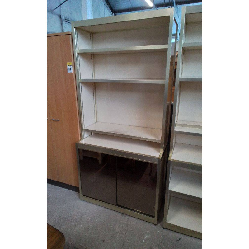 BIBLIOTHÈQUE OUVERTE MODERNE 2 PORTES 