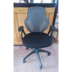 SIEGE DE BUREAU GRIS