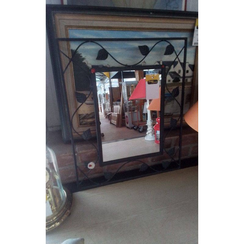 MIROIR FER FORGÉ 