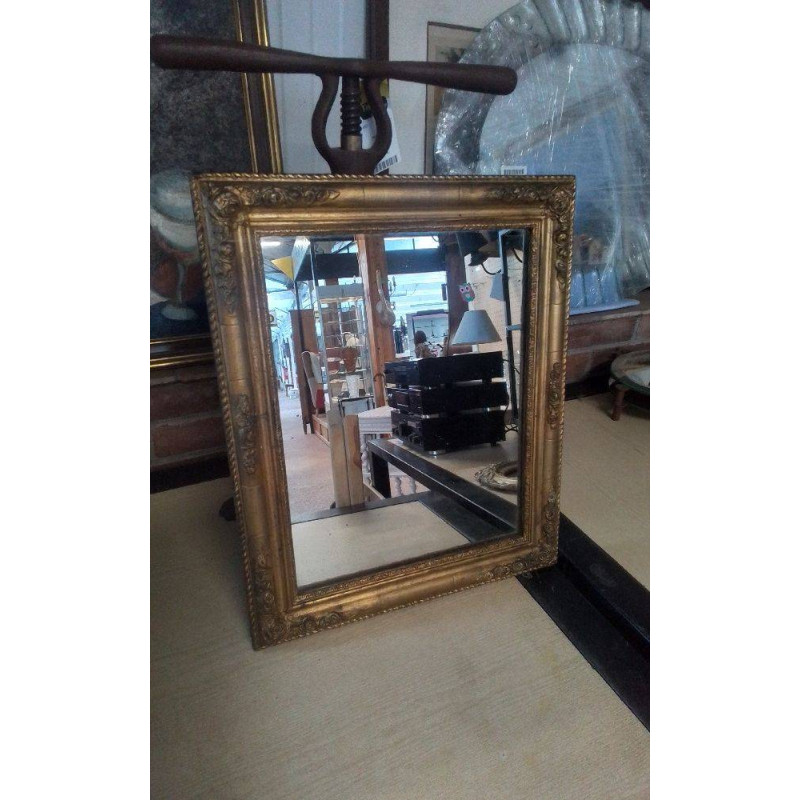 MIROIR DORÉ ANCIEN 