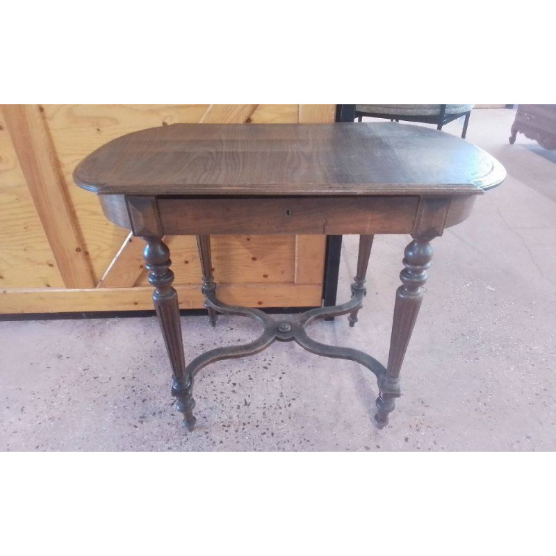 TABLE D’APPOINT 1 TIROIR ANCIENNE EN L’ÉTAT