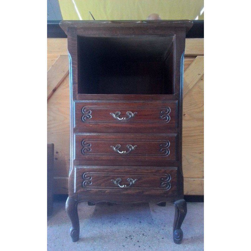 MEUBLE D’APPOINT RUSTIQUE 3 TIROIRS 