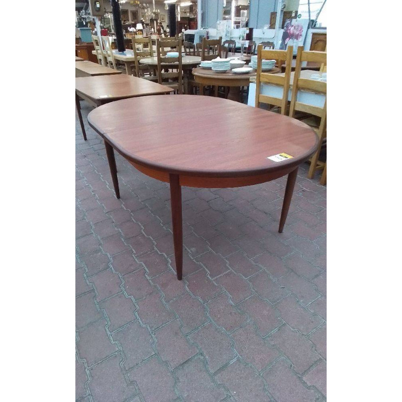 TABLE OVALE 1 ALLONGE SCANDINAVE 