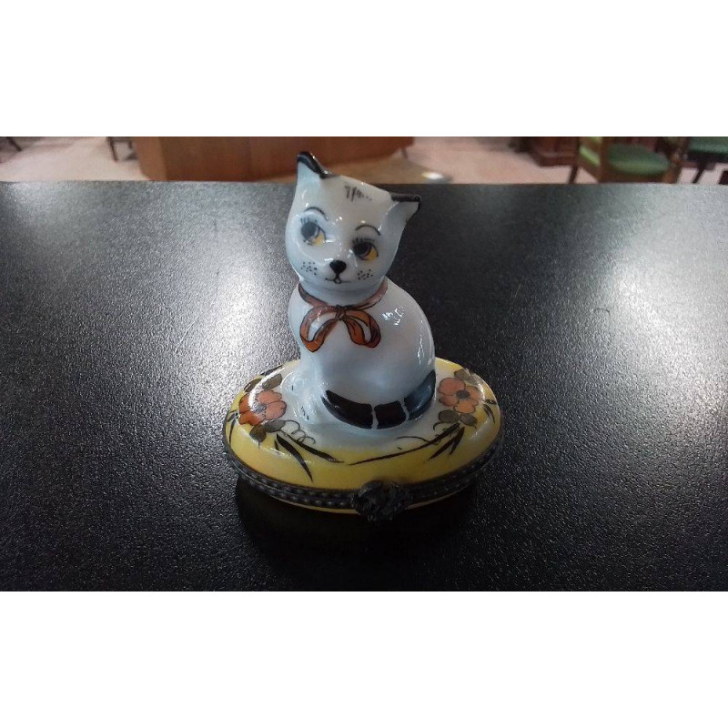 PILULIER CHAT LIMOGES 