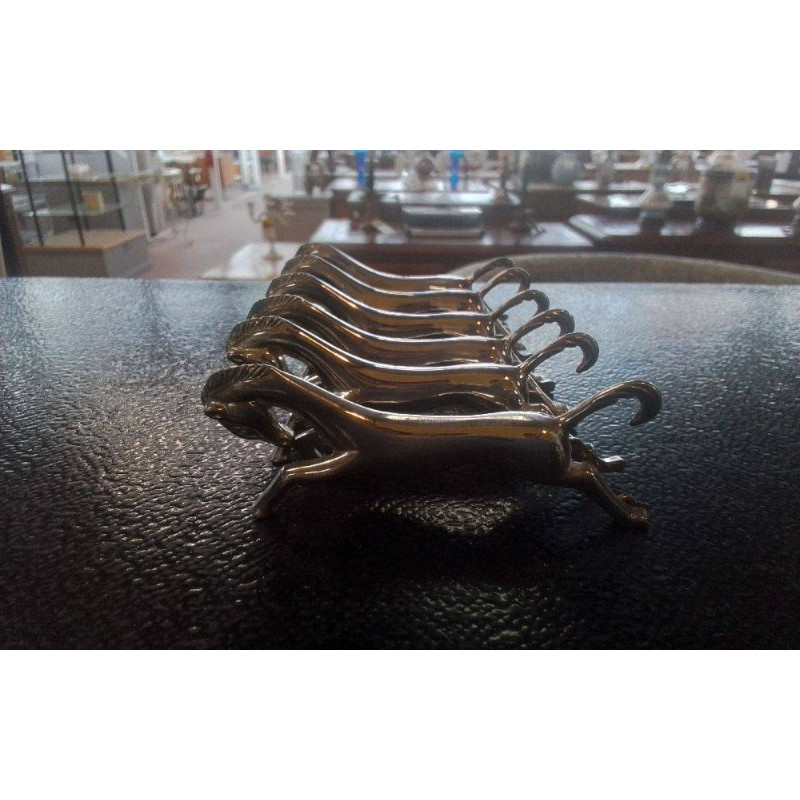 LOT DE 6 PORTES COUTEAUX CHEVAUX