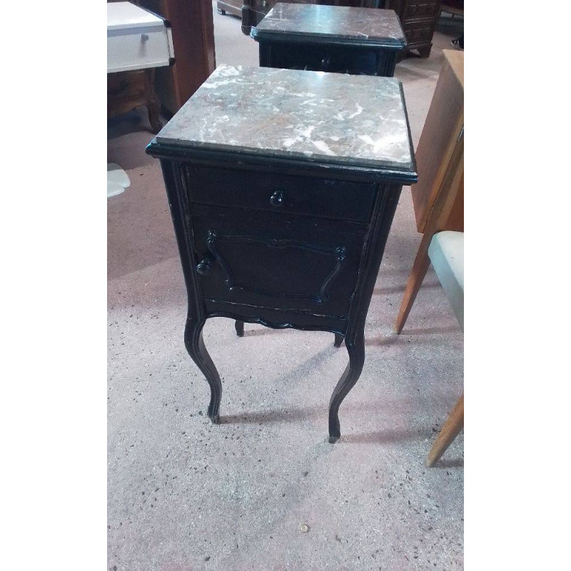 CHEVET ANCIEN ST LOUIS XV NOIR 
