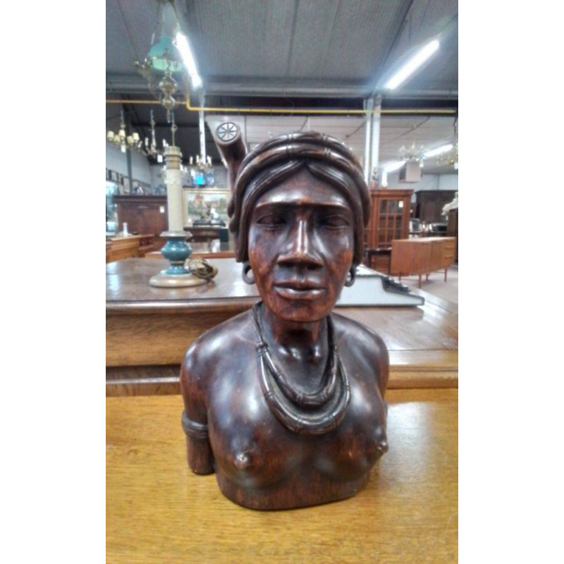 BUSTE AFRICAIN BOIS