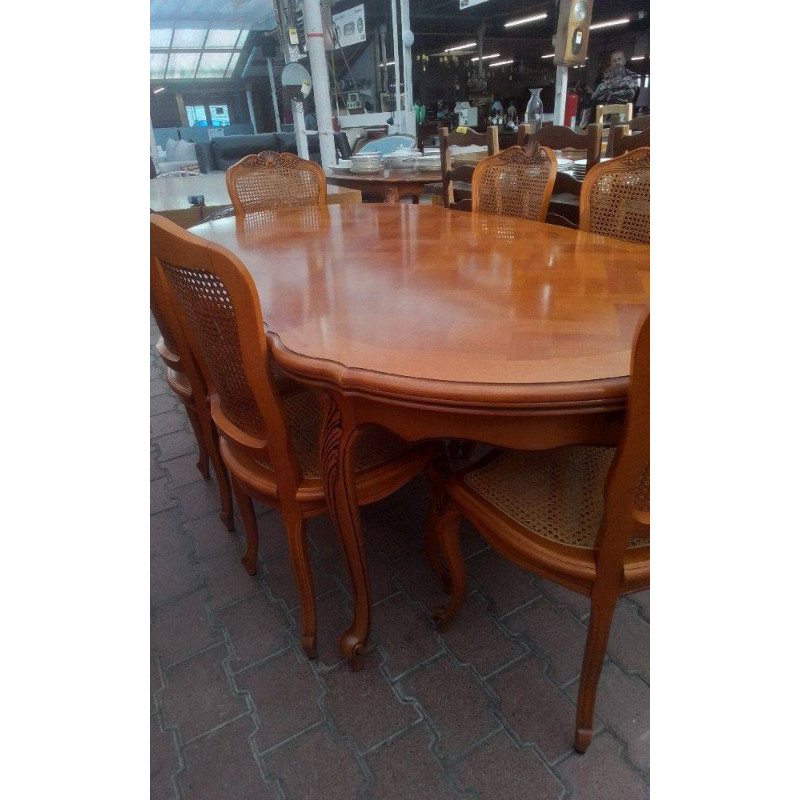 TABLE RÉGENCE MERISIER 