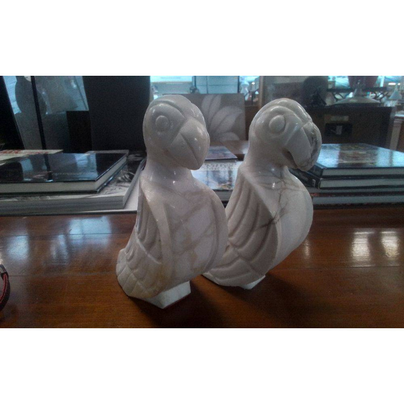 PAIRE DE SERRES LIVRES PERRUCHES