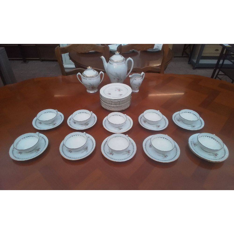 SERVICE A CAFÉ + LOT D’ASSIETTES LIMOGES