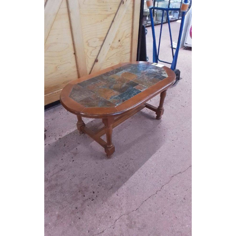 TABLE BASSE CARRELÉE 