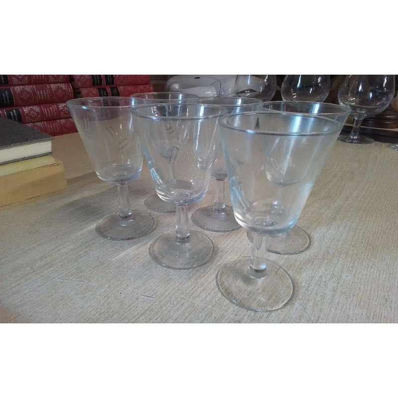 LOT DE 6 VERRES 