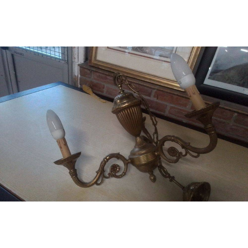 SUSPENSION DORÉE 3 BRANCHES 