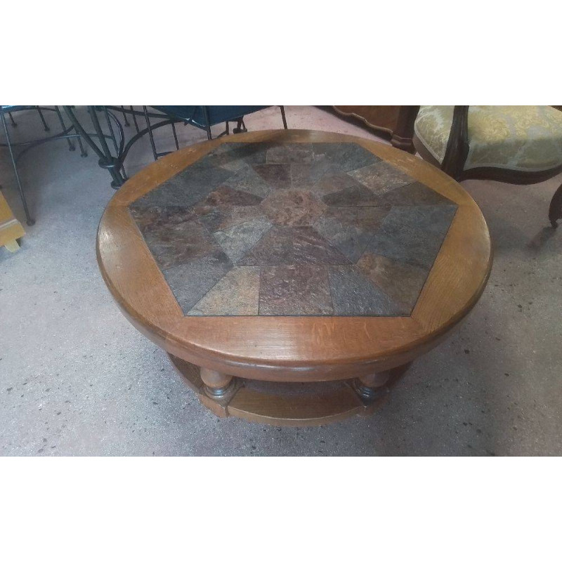 TABLE BASSE CARRELÉE 