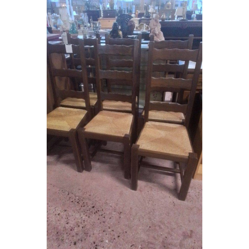 LOT DE 6 CHAISES 