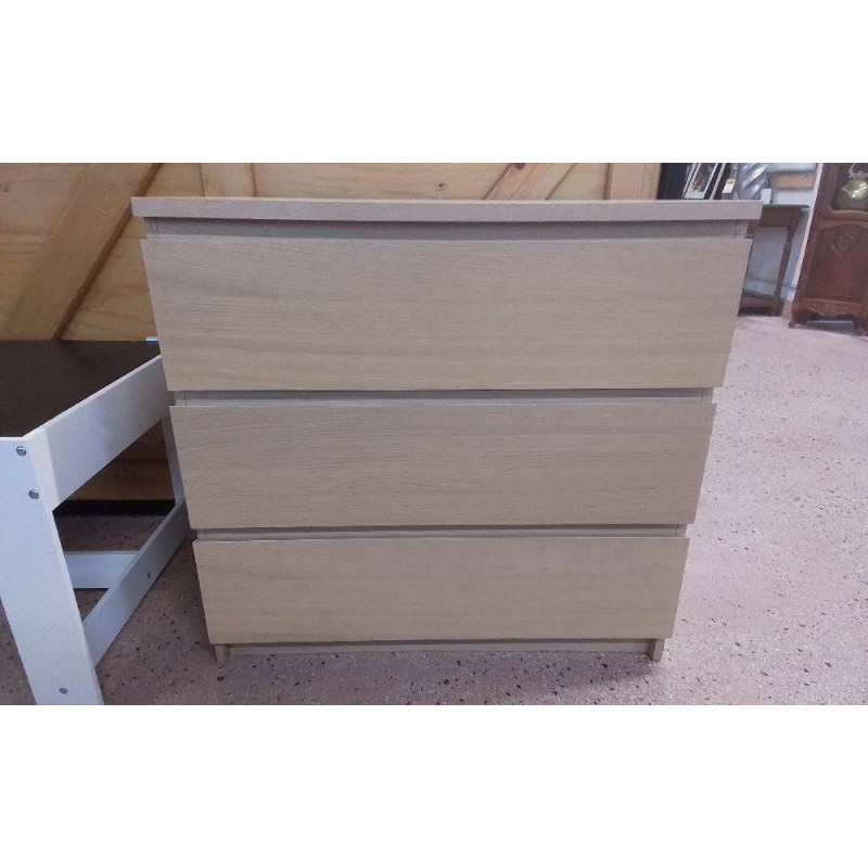 COMMODE MODERNE 3 TIROIRS 