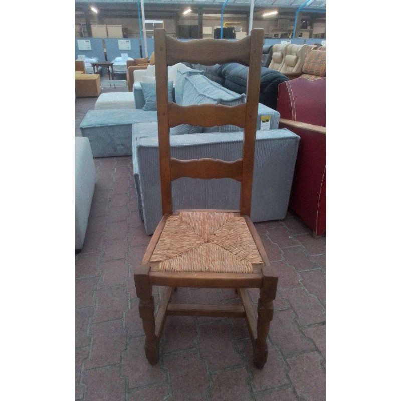 LOT DE 4 CHAISES PAILLEES 