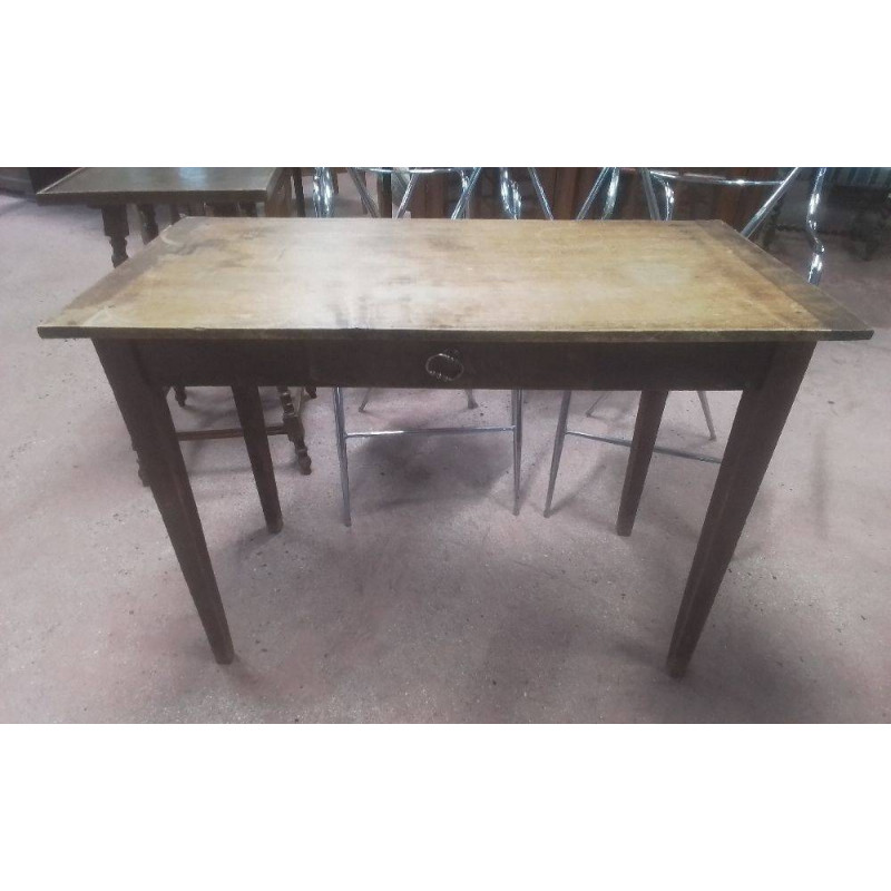 TABLE D’APPOINT ANCIENNE 1 TIROIR 