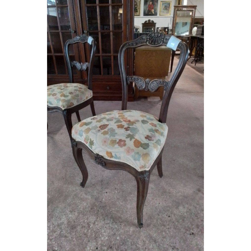 CHAISE ANCIENNE PALISSANDRE 