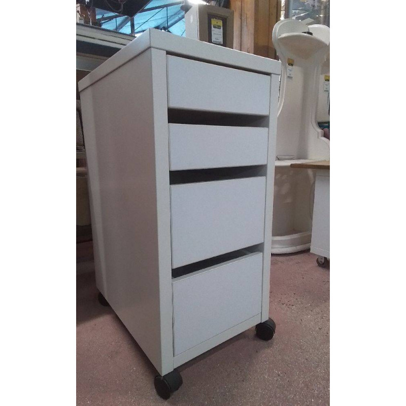 CAISSON BLANC 4 TIROIRS 