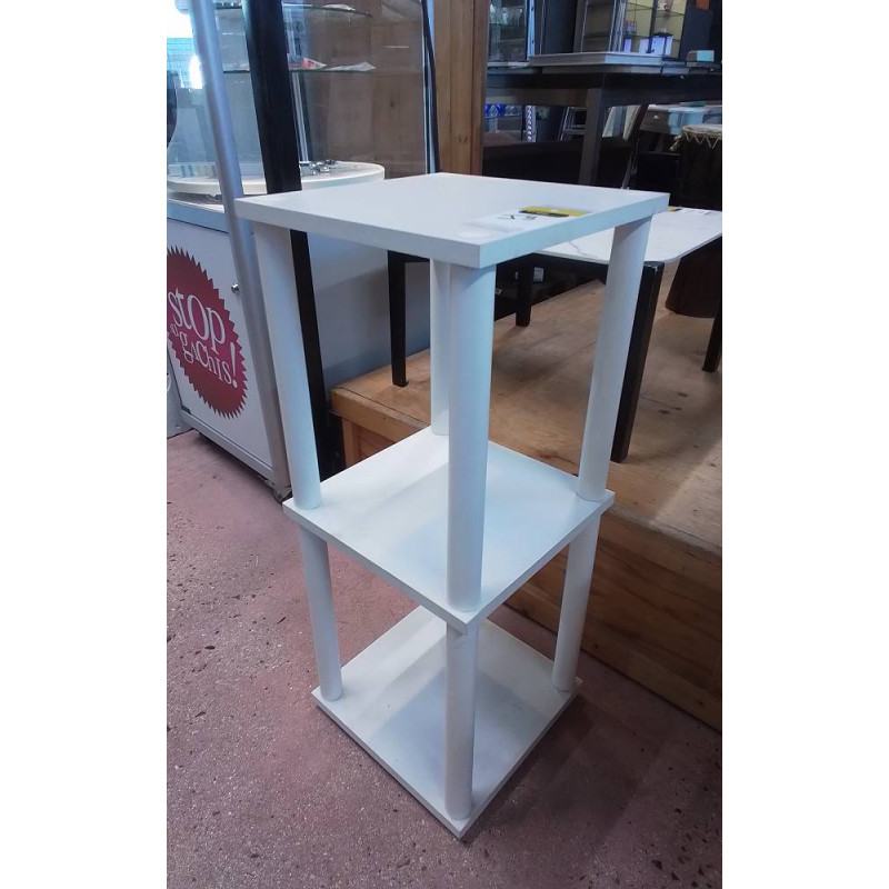 ÉTAGÈRE BLANCHE 3 NIVEAUX 