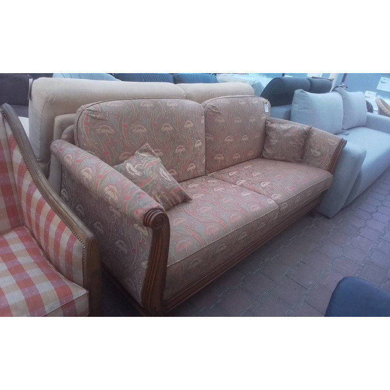 CANAPÉ BOIS ET TISSU