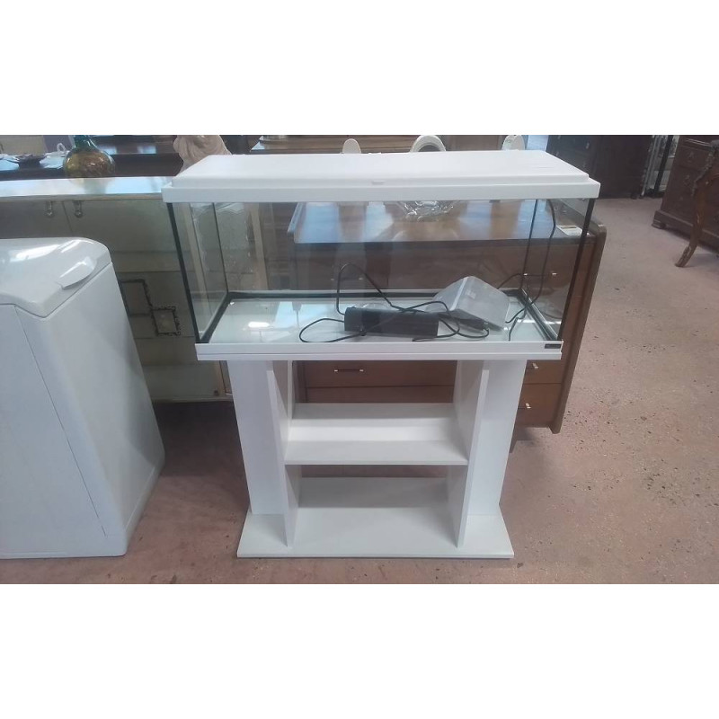 AQUARIUM 80L SUR MEUBLE 
