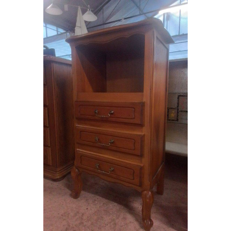 MEUBLE D’APPOINT MERISIER 3 TIROIRS 