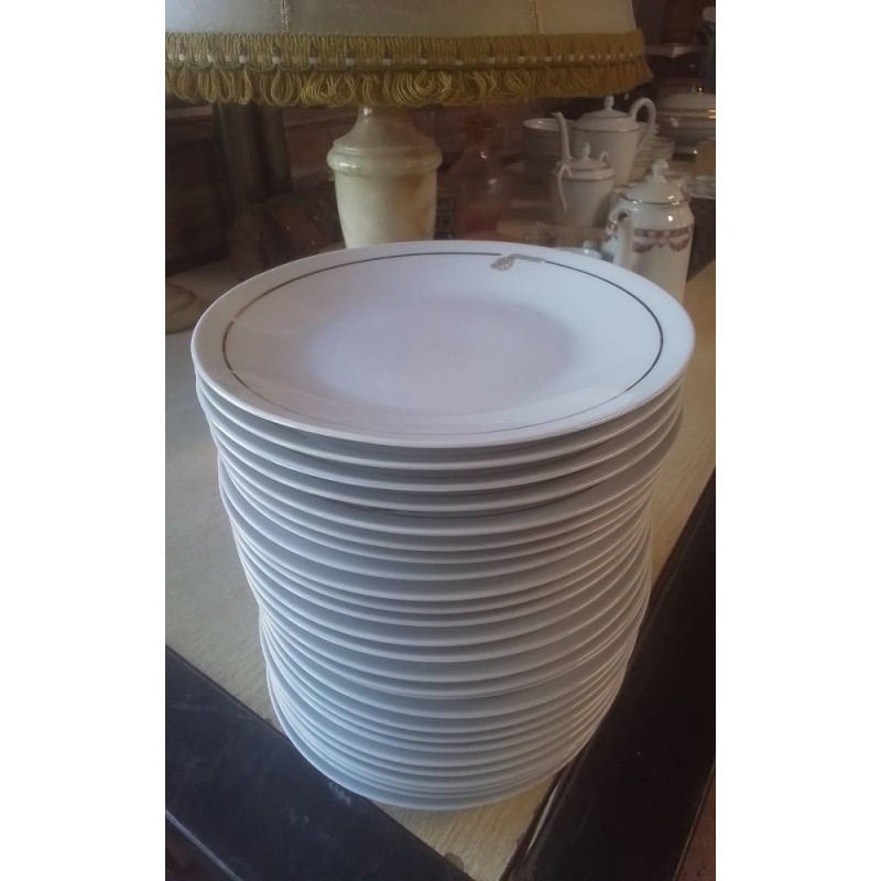 LOT DE 26 ASSIETTES A DESSERT AIR AFRIQUE 