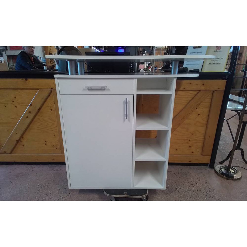 ÎLOT CENTRAL MELAMINE BLANC ALINÉA VODKA