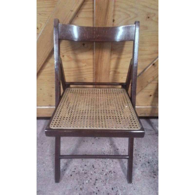 CHAISE PLIANTE CANNÉE 