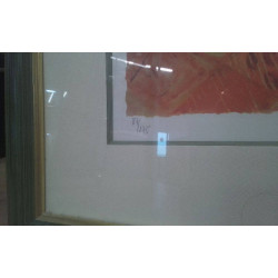 LITHOGRAPHIE ENCADRÉE NANCY DELOUIS