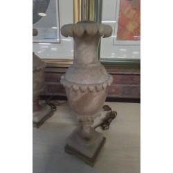 PAIRE DE LAMPES ALBATRE 