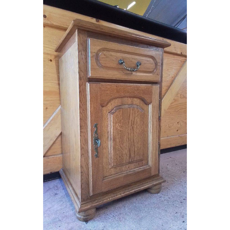 MEUBLE D’APPOINT PLACAGE CHÊNE 