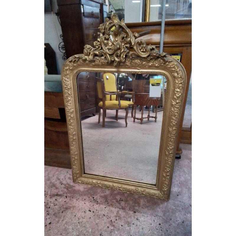 MIROIR ANCIEN DE STYLE LOUIS PHILIPPE 