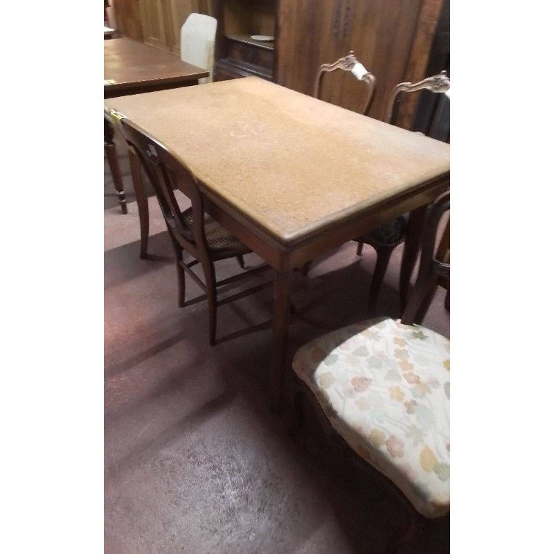 TABLE CHENE 2 ALLONGES 