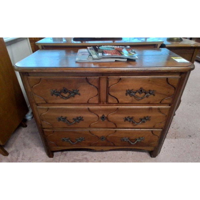 COMMODE ANCIENNE NOYER