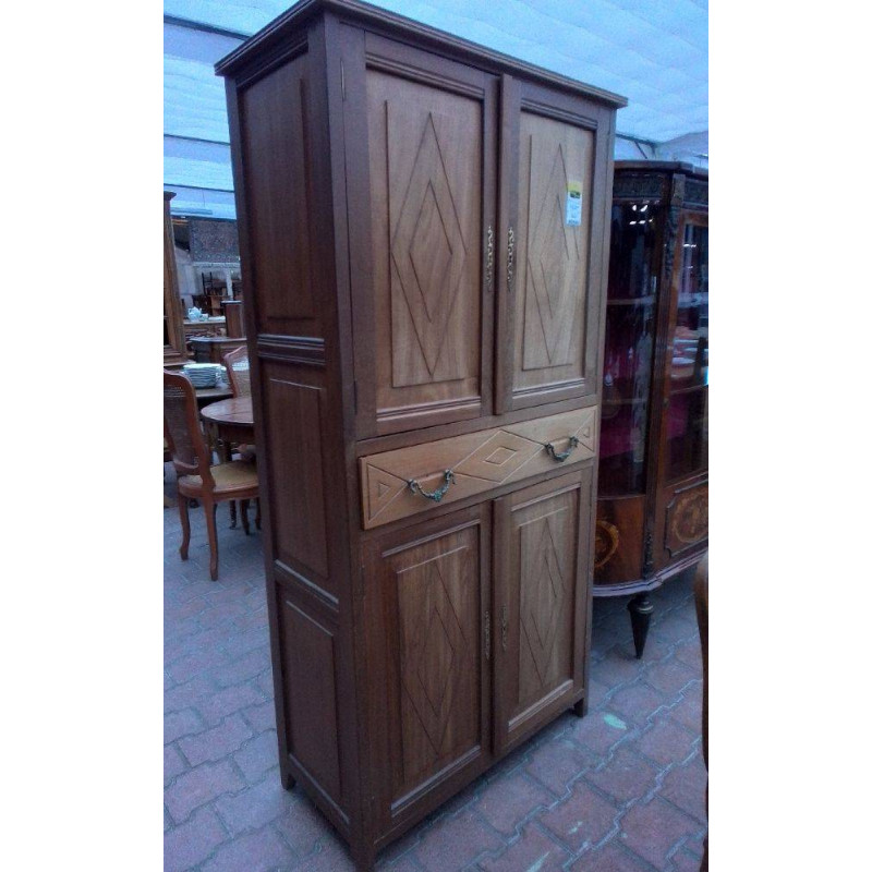 BUFFET 4 PORTES ACAJOU 