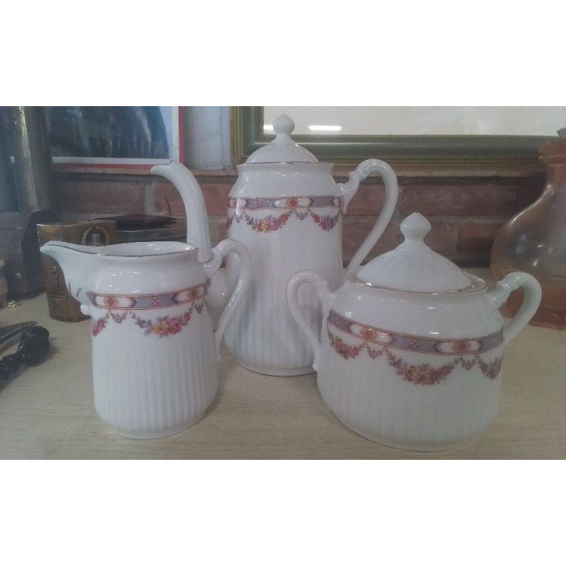 ENSEMBLE 3 PIÈCES SERVICE A CAFÉ 