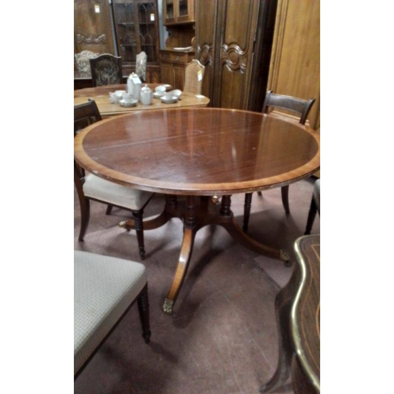 GUERIDON ANGLAIS + 2 ALLONGES 