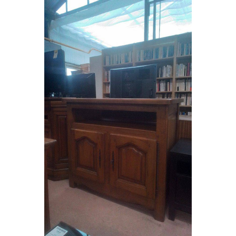 MEUBLE TV CHENE MASSIF 