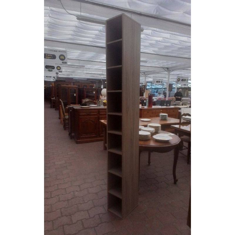 COLONNE CD DÉCOR BOIS 