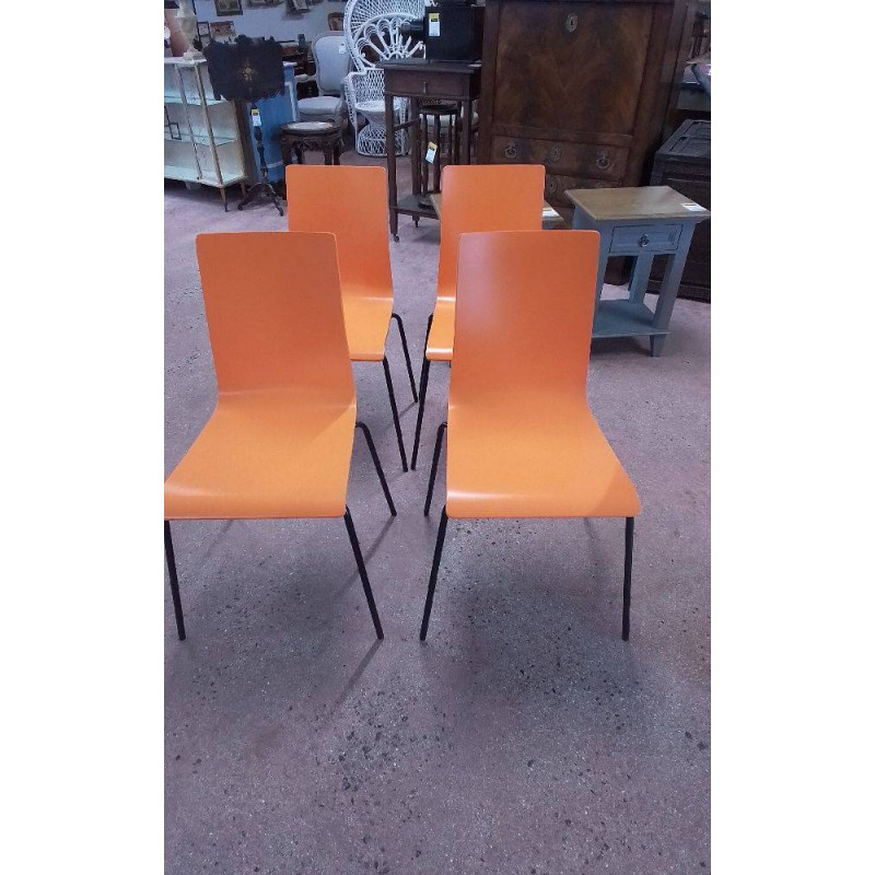 LOT DE 4 CHAISES 