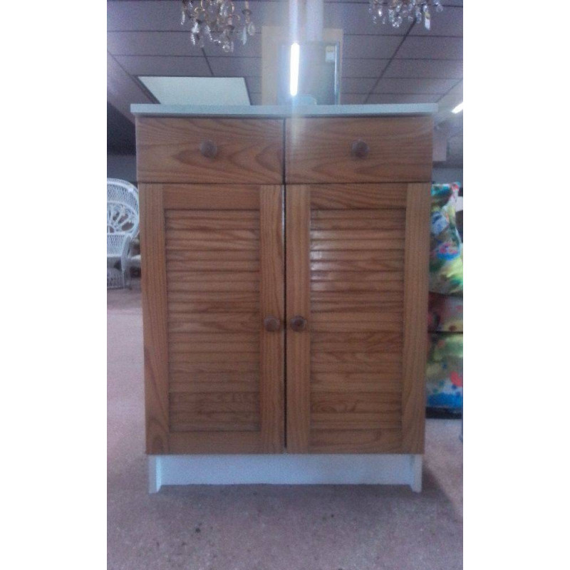 MEUBLE BAS 2 PORTES 2 TIROIRS 