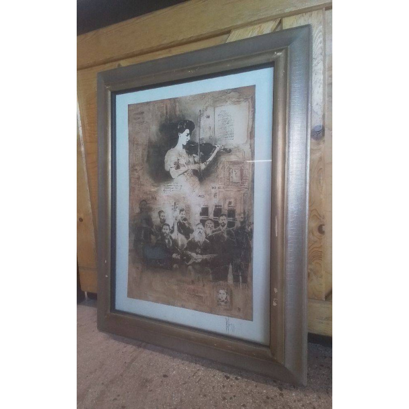 ÉPREUVE D’ARTISTE ENCADRÉE 