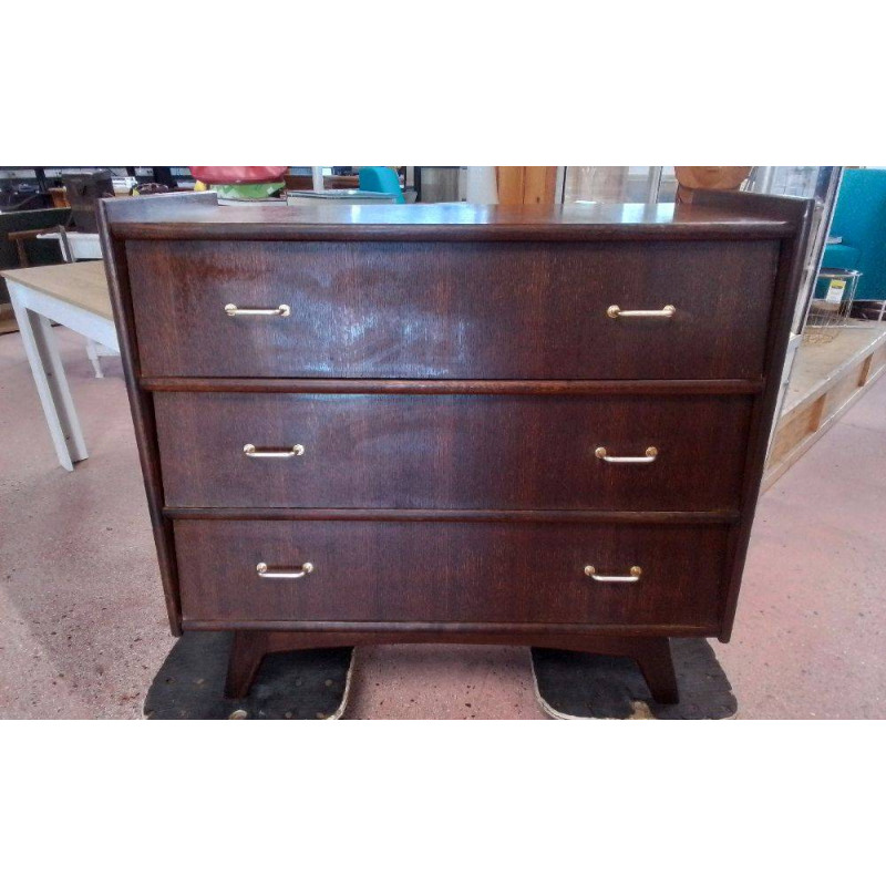 COMMODE VINTAGE 3 TIROIRS 